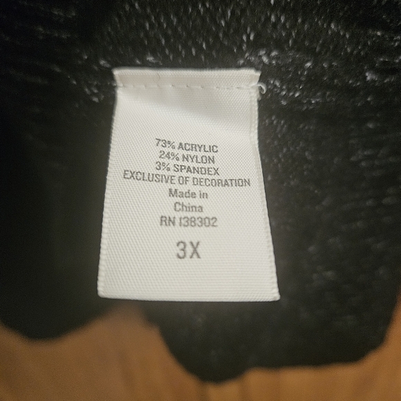 Loralette Bejeweled Sweater Women Plus Size (3X) - Picture 4 of 4